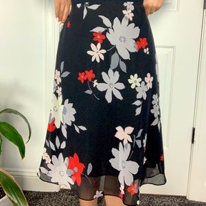 Floral summer/spring skirt for work or play